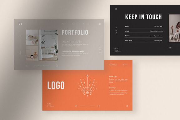 Maea - Elegant Brand Identity PPT