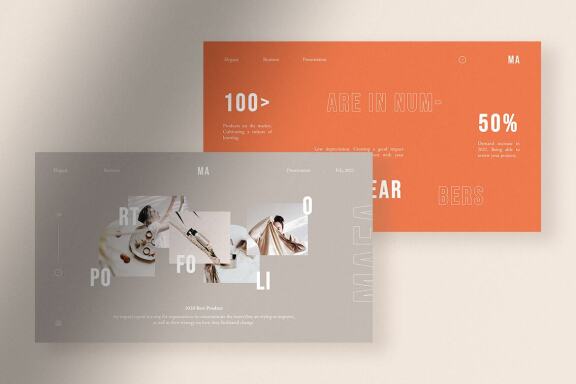 Maea - Elegant Brand Identity PPT