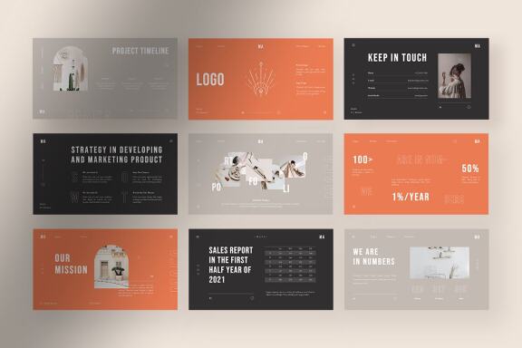Maea - Elegant Brand Identity PPT