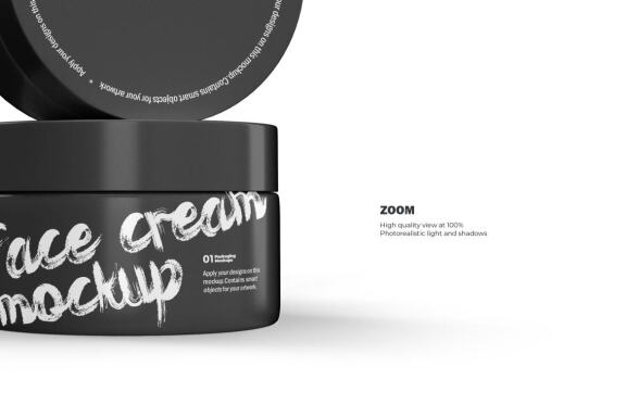 3D Plastic Jars - Cosmetic Product Mockup