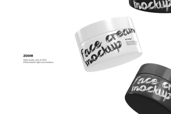 3D Plastic Jars - Cosmetic Product Mockup
