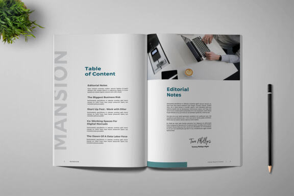 Mansion - Magazine Template