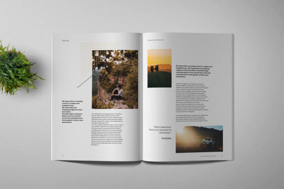 Traveo - Free Magazine Template