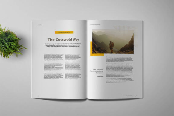 Traveo - Free Magazine Template