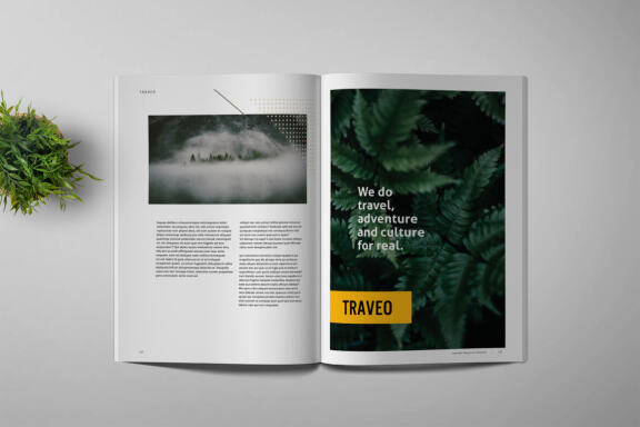 Traveo - Free Magazine Template