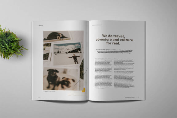 Traveo - Free Magazine Template