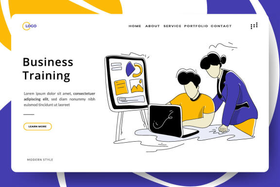 Flat Illustration Concept Franchise Business