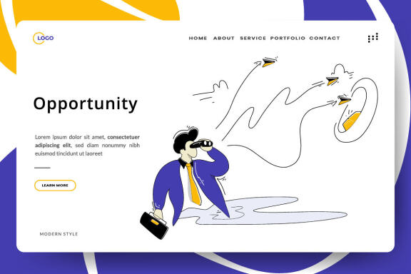 Flat Illustration Concept Franchise Business
