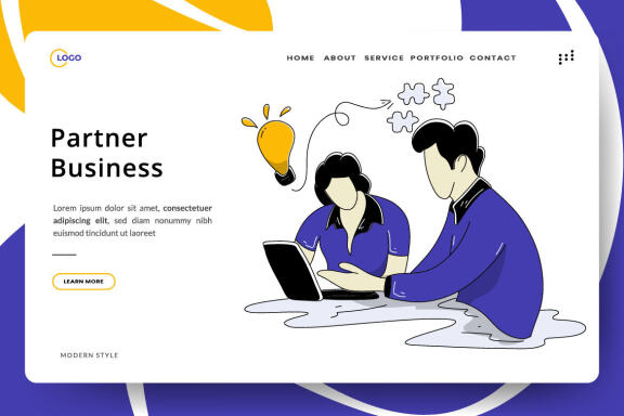 Flat Illustration Concept Franchise Business
