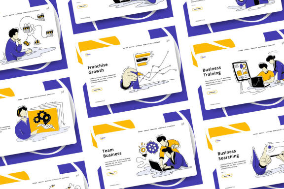 Flat Illustration Concept Franchise Business
