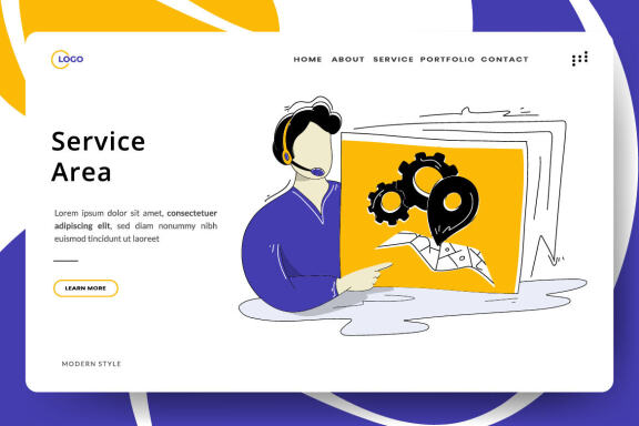 Flat Illustration Concept Franchise Business