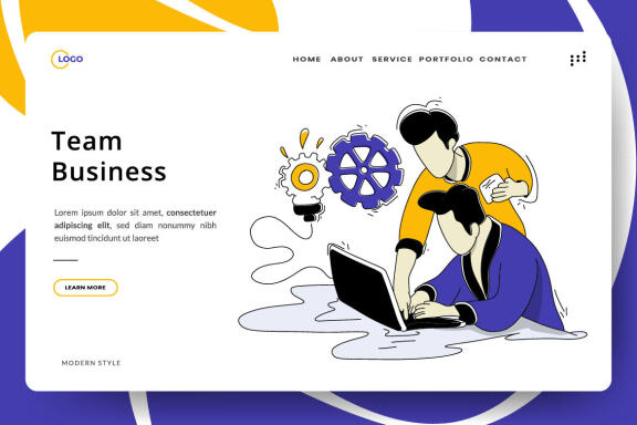 Flat Illustration Concept Franchise Business