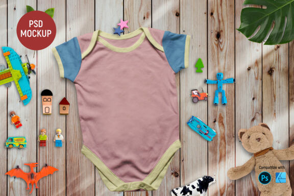 Baby clothes | Mockup