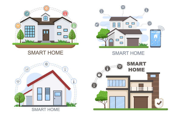 20 Smart Home Technology Vector