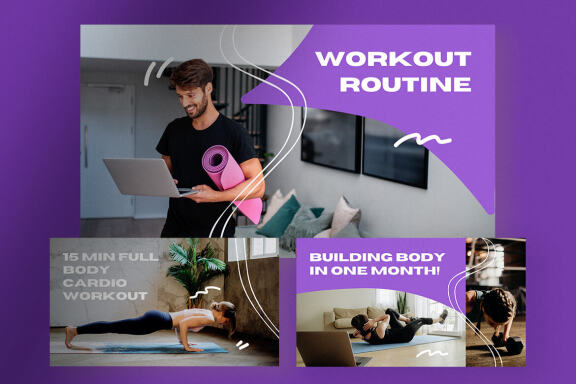 Workout Tips Youtube Thumbnails Canva