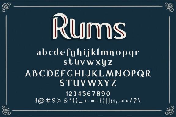 Rums Font