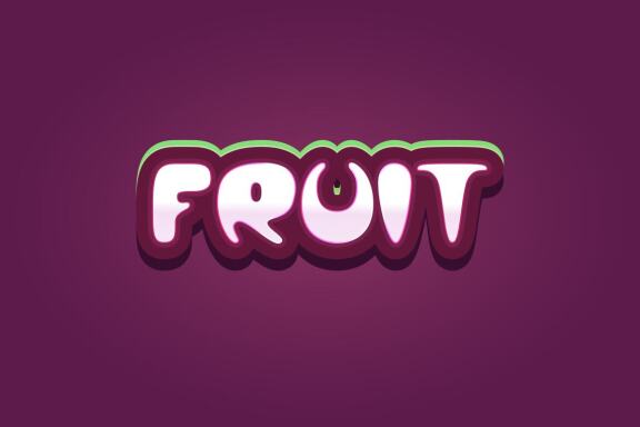 Mangosteen - Free Text Effect