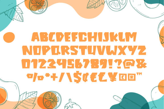 King Food - Food Display Font
