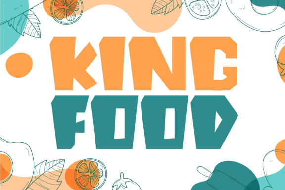King Food - Food Display Font