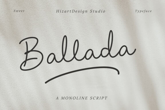Ballada - Handwritten Script