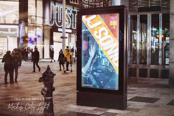 City Light Board Mockup 25