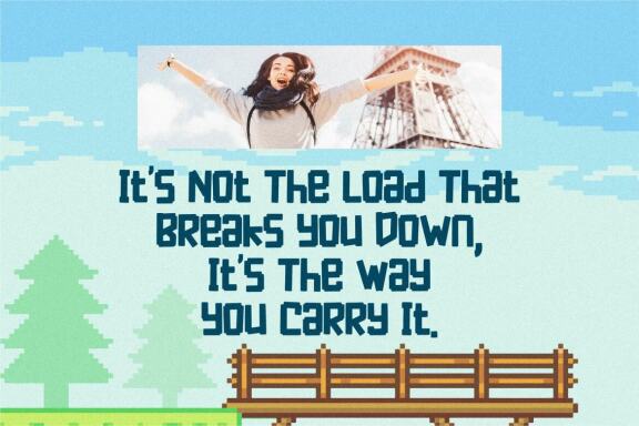 PIXEL CRAFT - Quirky Handwritten Font