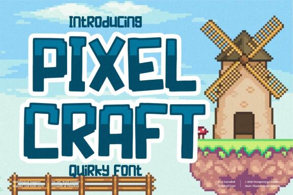 PIXEL CRAFT - Quirky Handwritten Font