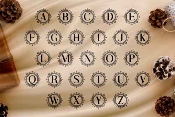 Ziviliam Monogram - Decorative Font