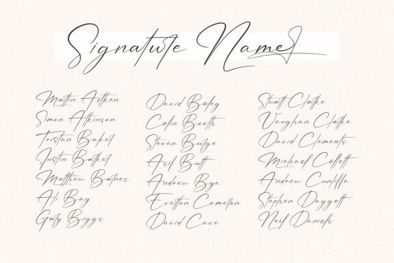 Patricia Signature - FREE Script Font