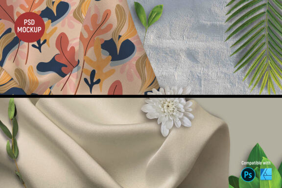 Silk Fabric | Mockup
