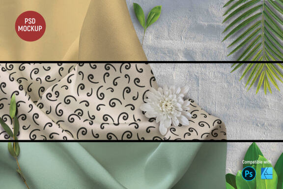 Silk Fabric | Mockup