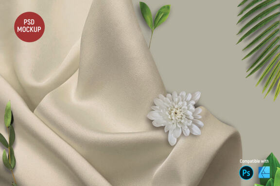 Silk Fabric | Mockup