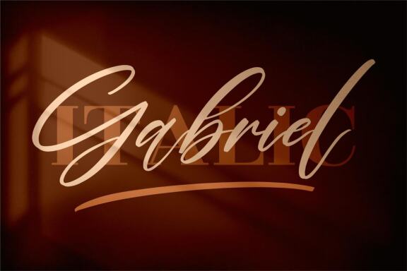 Gabriel - Beautiful Script Font