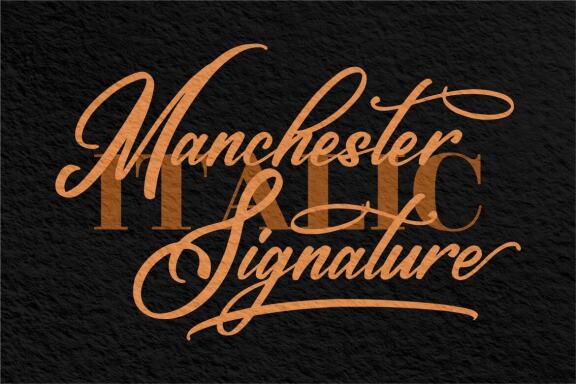 Maschester Signature - Free Font