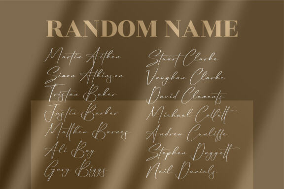 Reltinatha Signature - FREE Stylish Script