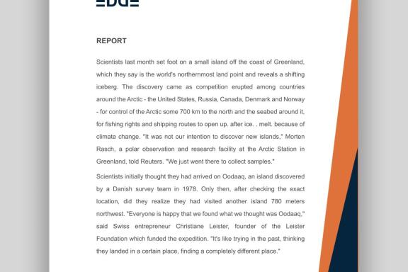 LETTERHEAD EDGE21 - Free Template