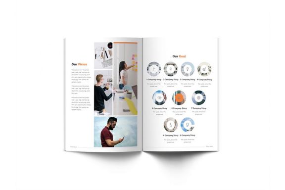 Pitch Deck Design Brochure A4
