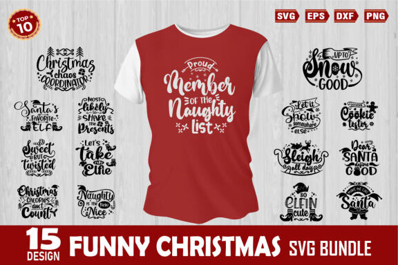 Funny Christmas SVG Bundle