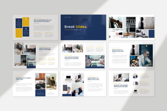 Enbuzz - FREE Business Google Slides Template