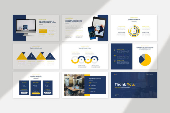 Enbuzz - FREE Business Google Slides Template