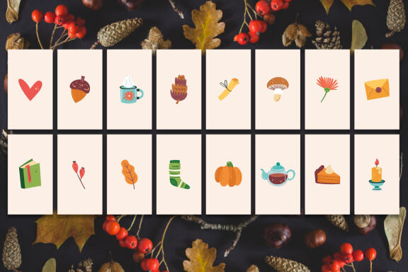 Autumn Thanksgiving Instagram Highlight Covers Icons