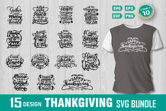 Thanksgiving SVG Quotes Bundle