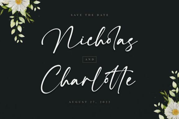 Chelliond | Chic Calligraphy Script