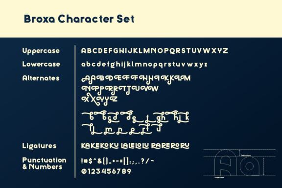 Broxa Font