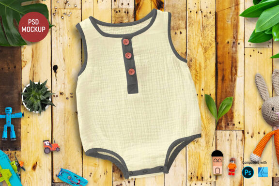 Muslin Romper | Product Mockup