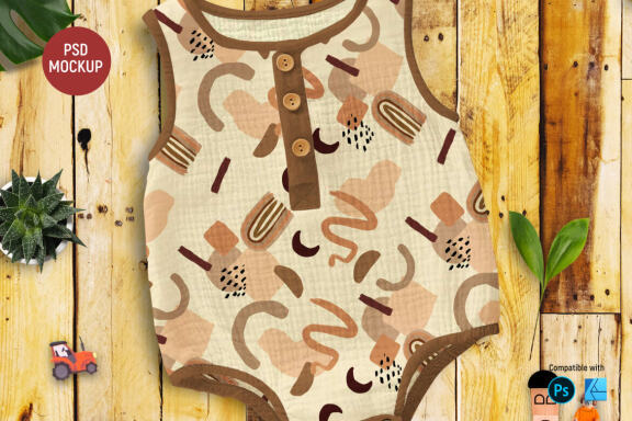 Muslin Romper | Product Mockup