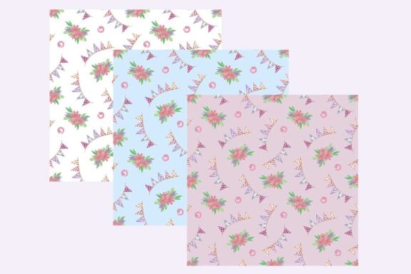 St Valentine's day Love Watercolor Digital Paper pack