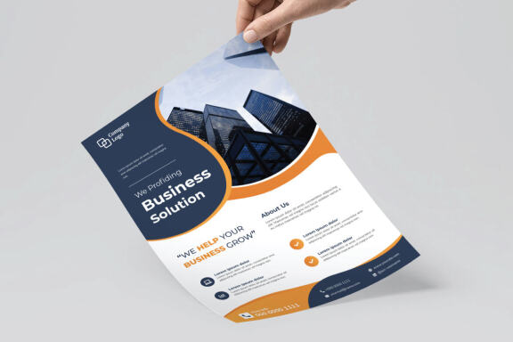 Business Liquid Flyer Template