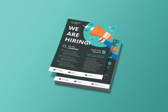 Creative Recruitment Flyer Template