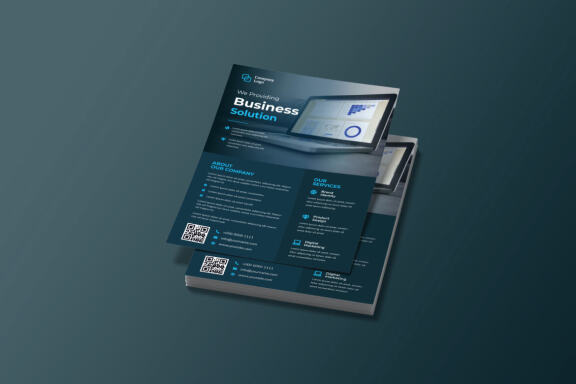 Business Corporate Solution Flyer Template